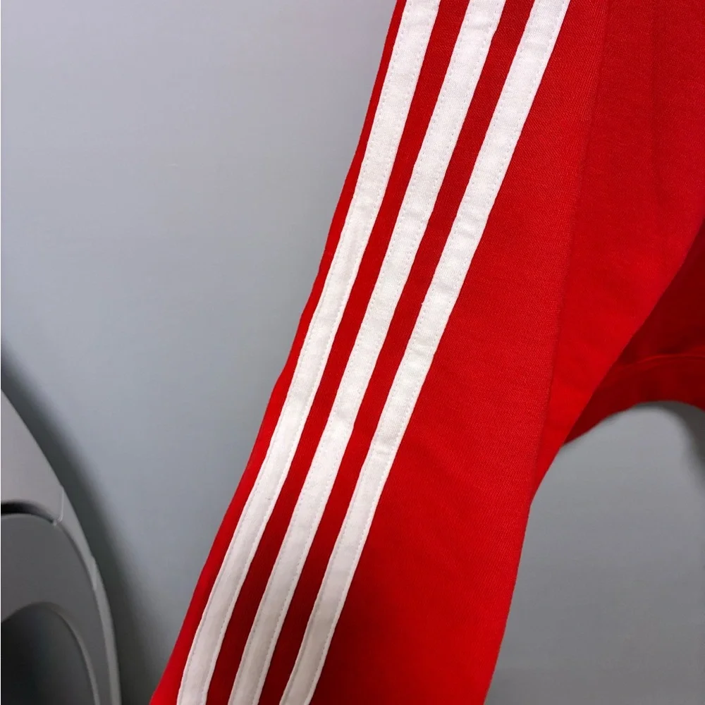 Adidas Manchester United full zip hoodie French Terry NWOT - Picture 5 of 6
